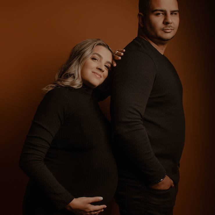 Gestante de Lilian - a espera do João