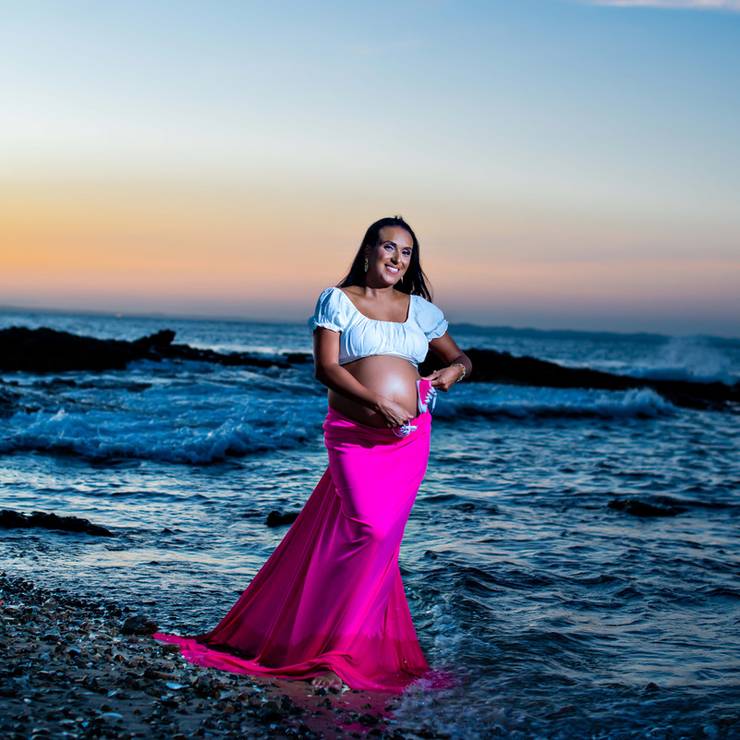 Gestante de Ensaio Gestante - Esperando Ana Cecília