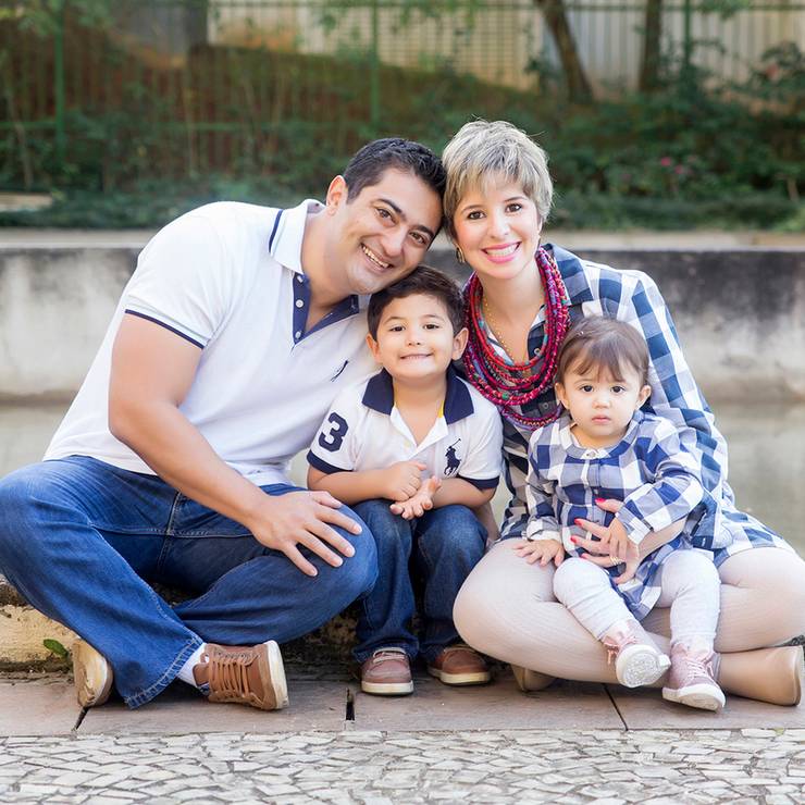 Ensaios de Ensaio Família - Ciliana, Sanje, Théo e Lis