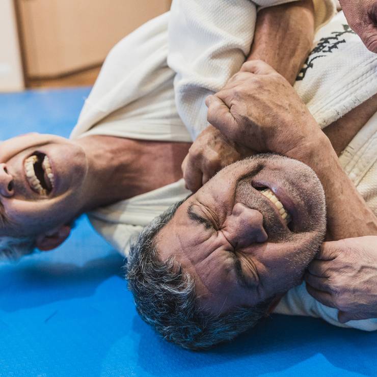 ensaios de treino de Judô na casa do Ricardo Gama