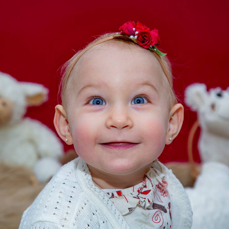 Ensaio Infantil de Ensaio da Eliza