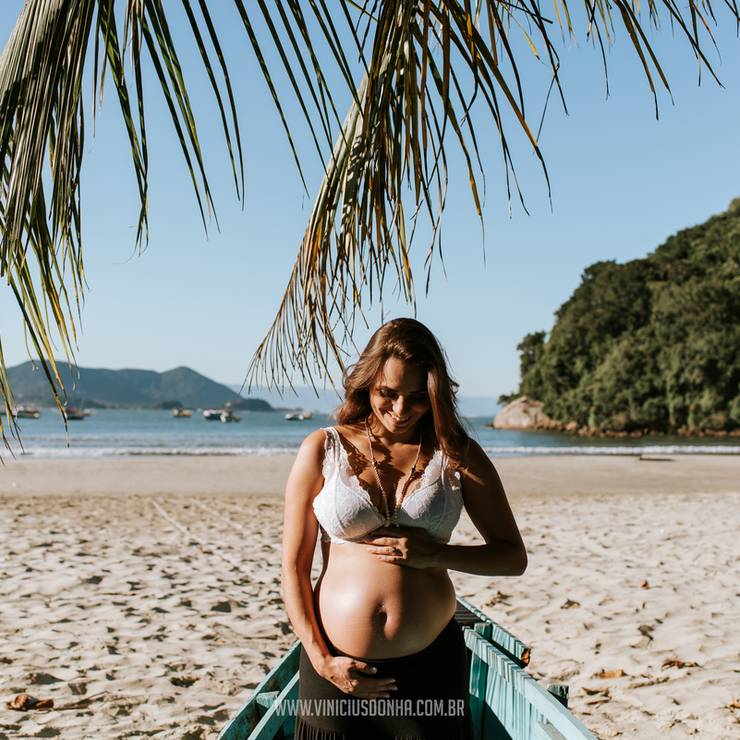 Ensaio de Gestante de Ensaio de Gestante l Praia de Pernambuco