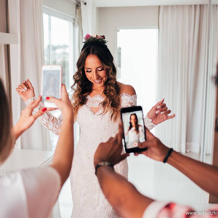 Casamentos de Débora Parente e Fabrício Senna