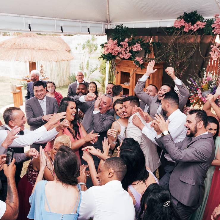 Casamentos de Paloma e Daniel - Casamento é a união de famílias, parecia que todos ali era uma só família, que dia  !