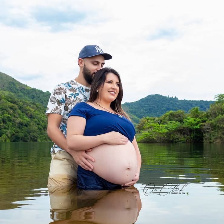 GESTANTE de ENSAIO GESTANTE - LUIZA - PRAIA DA LAGOA AZUL