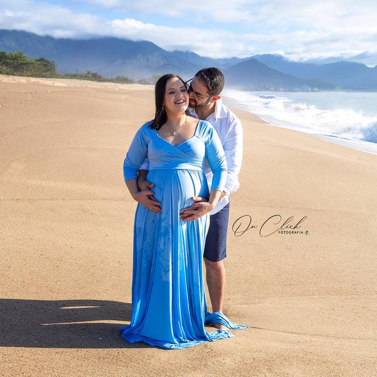 GESTANTE de ENSAIO GESTANTE - LUIZA - PRAIA DA LAGOA AZUL