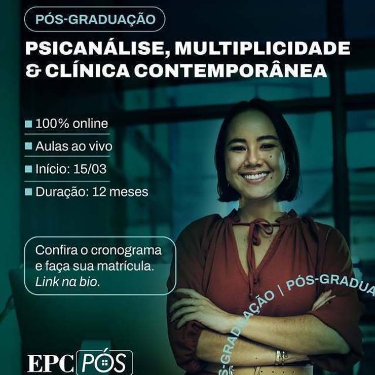 Docência de Pós-Graduação em Psicanálise, Multiplicidade e Clínica Contemporânea
