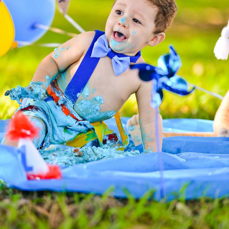 ENSAIO E EVENTOS de Smash the cake do Miguel