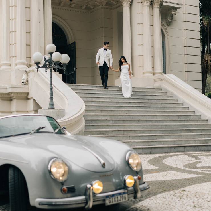 Ensaio Pré Wedding de Larissa e Igor - Ensaio no Palacio dos Cedros