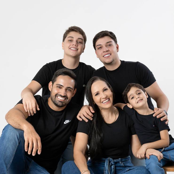 Ensaio Família de Daniela Portugal e família