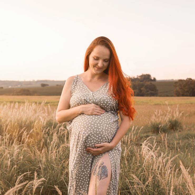 Ensaio Gestante de Viviane Bertoloni