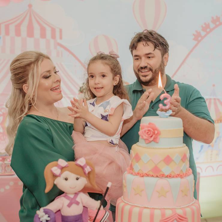 Aniversários de Ana Clara Morsoleto - 3 anos