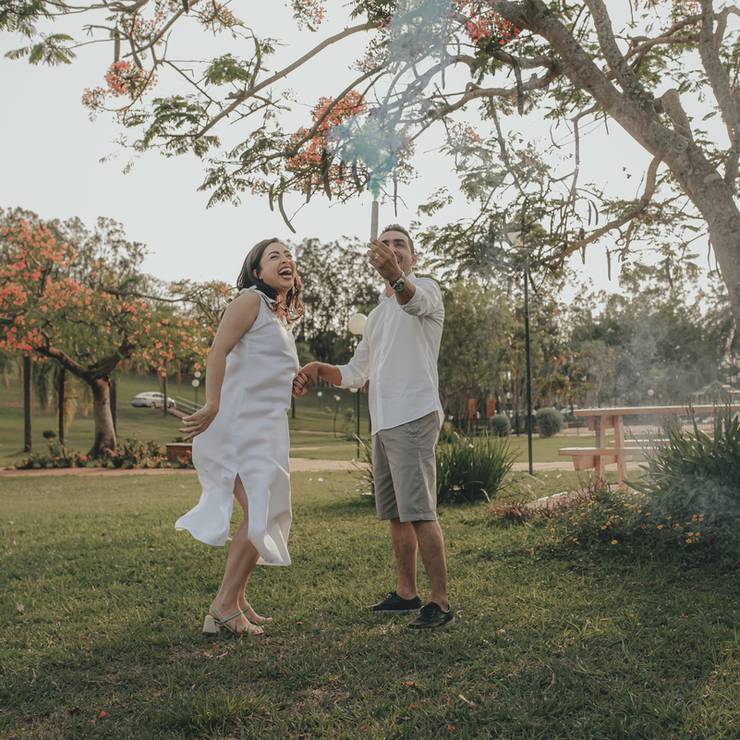 Chá de bebê de Gabriele & Israel 