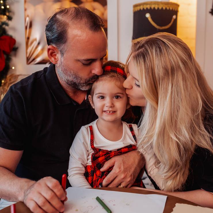 Famílias de Valentina e família - Vitrine de Luzes