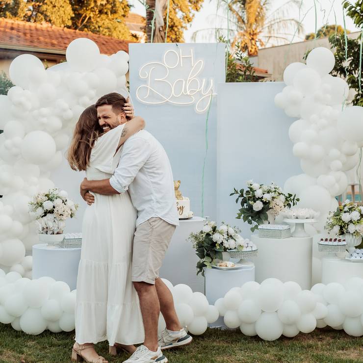 Chá de bebê de Ieda e Bruno