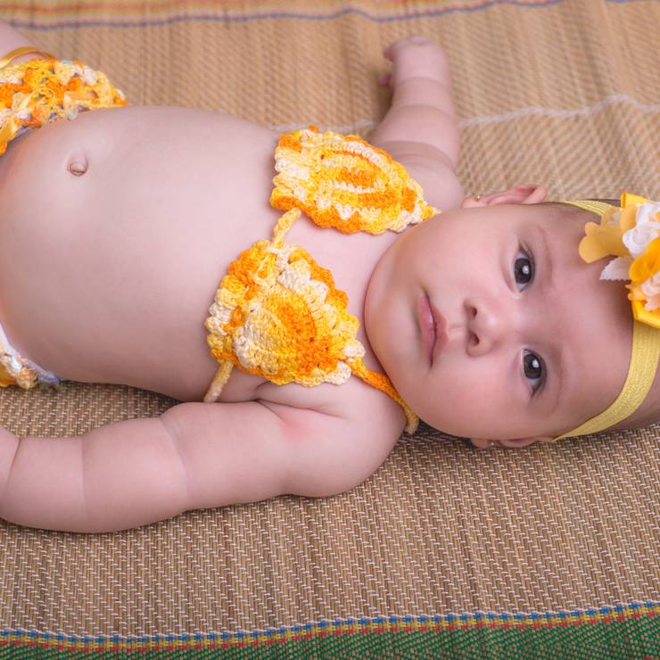 Crianças de Ana Julia 4 meses