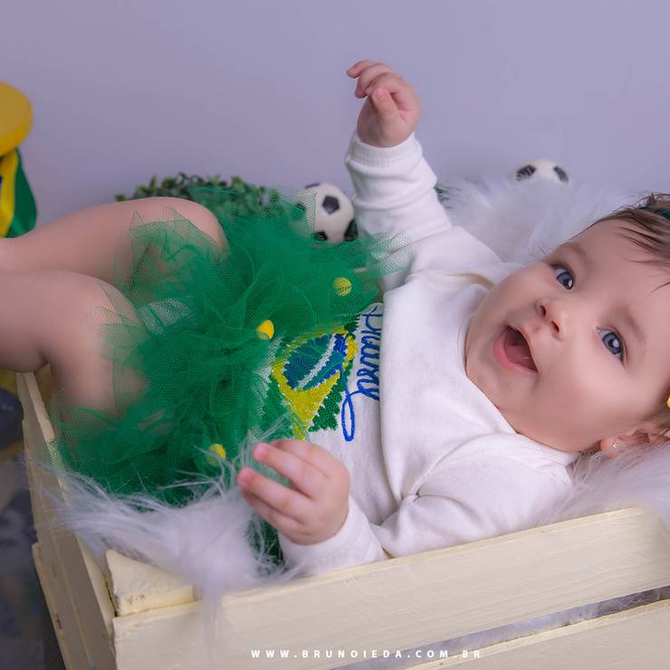 Crianças de Maria Valentina 4 meses 