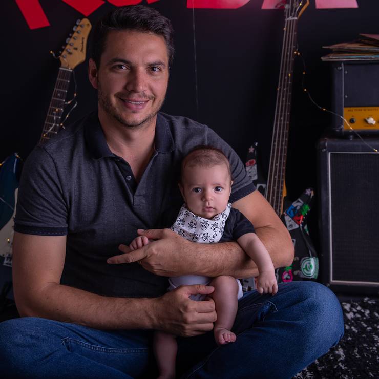 Crianças de Vicente 2 meses