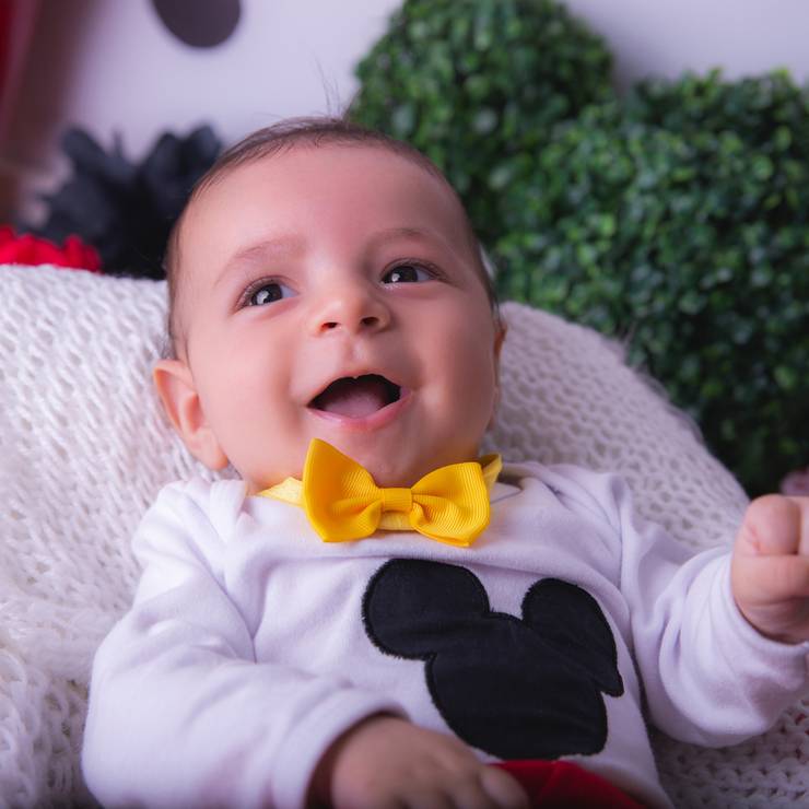 Crianças de Vicente 3 meses