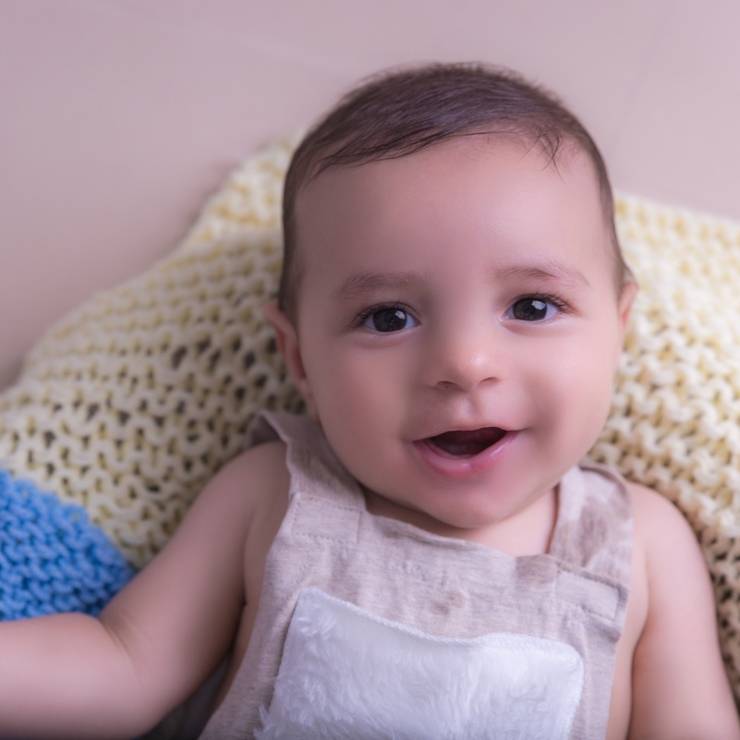 Crianças de Vicente 4 meses