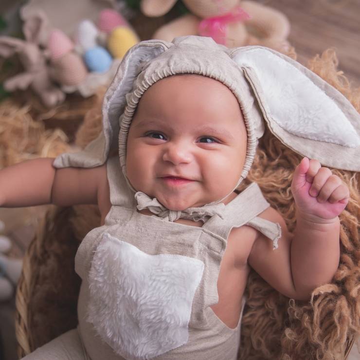 Crianças de João Bressanin 4 meses