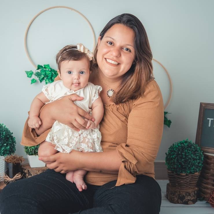 Crianças de Giovana 4 meses