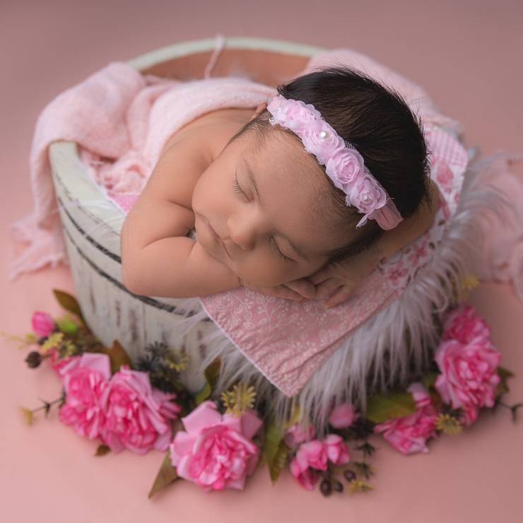 Newborn de Agatha 9 dias