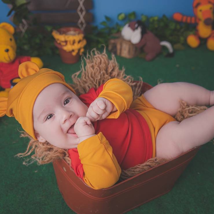 Crianças de Ravi 5 meses