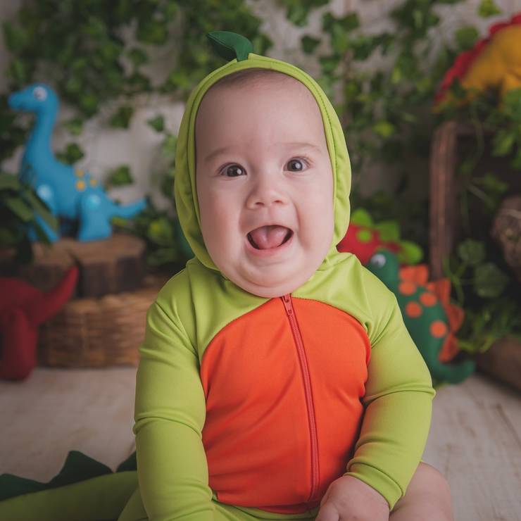 Crianças de Ravi 7 meses