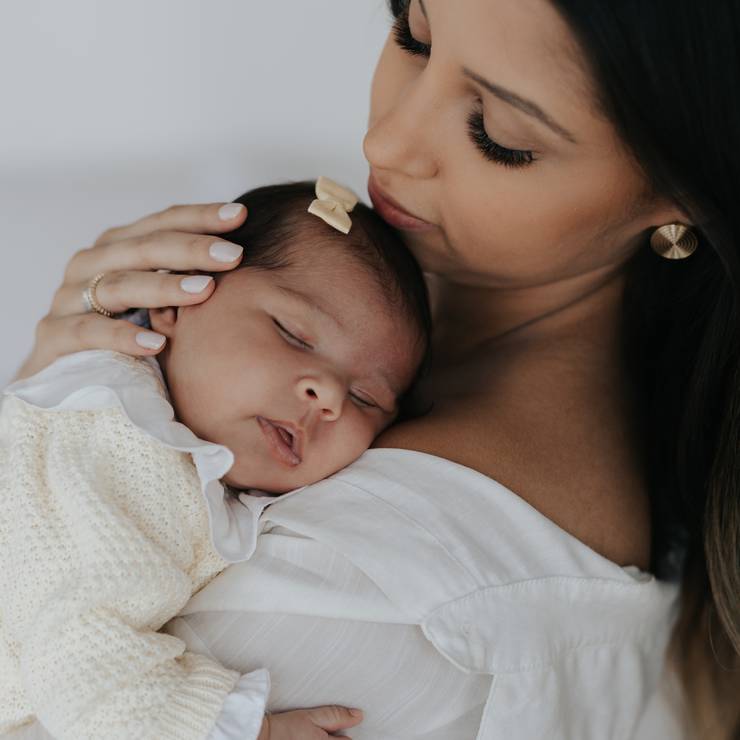 Newborn lifestyle de Eva, um mês