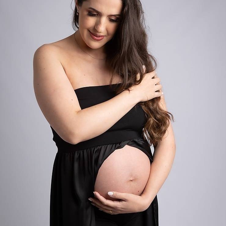 Gestante de Ensaio Gestante Caroline & Ester