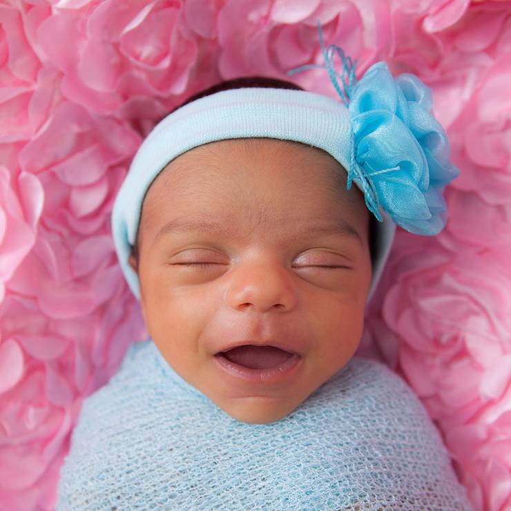 Newborn de Luísa em Ensaio Newborn