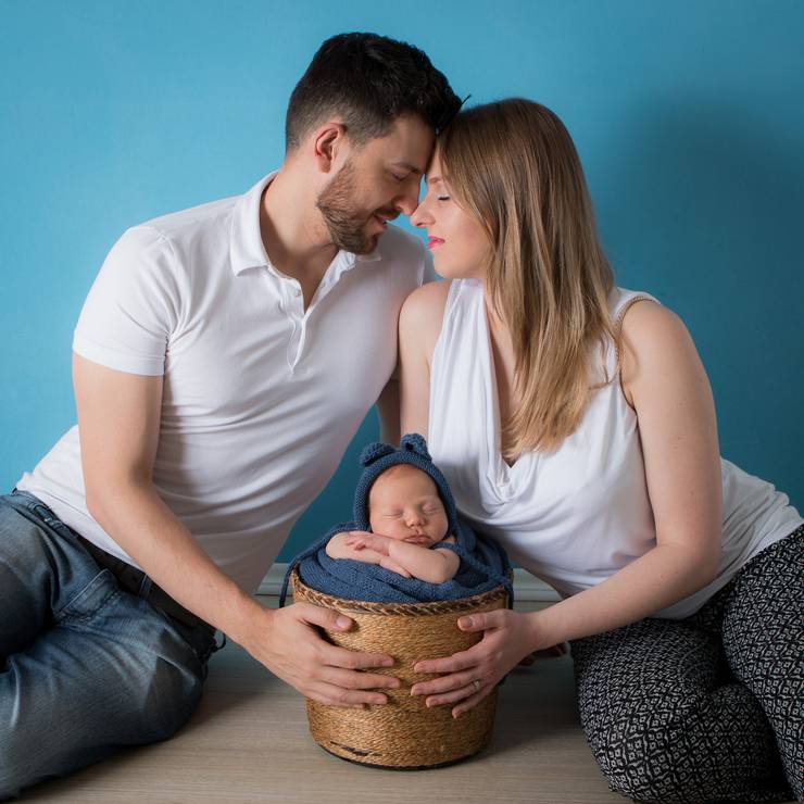 Newborn de Ensaio Newborn com 9 dias: Cauã - chegou! 