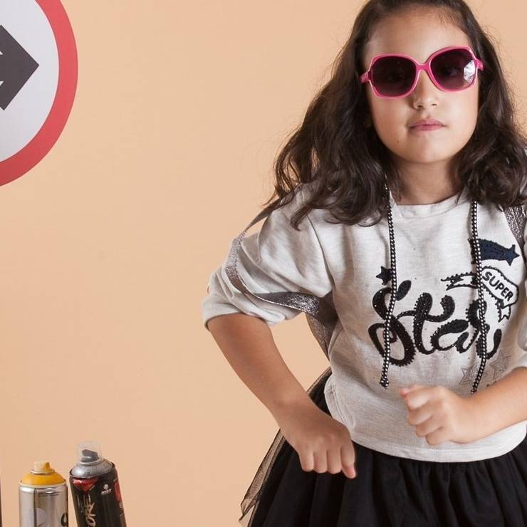 Criança de Ensaio Fotográfico - Editorial Street Kids