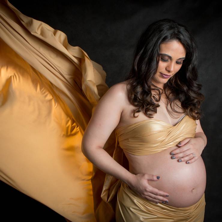 Gestante de Ensaio Gestante Casal - A espera de Lara!