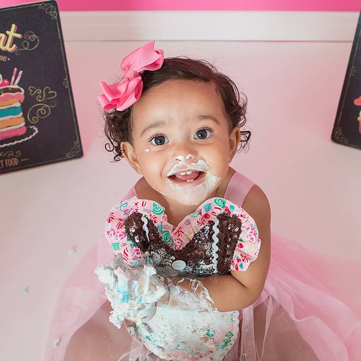 Smash the Cake de Valentina - 1 aninho com muito estilo