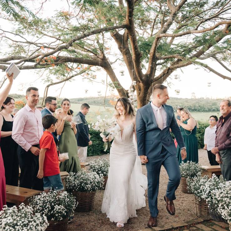 Casamento no Campo de Casamento na Fazenda Paraizo em Itu - SP