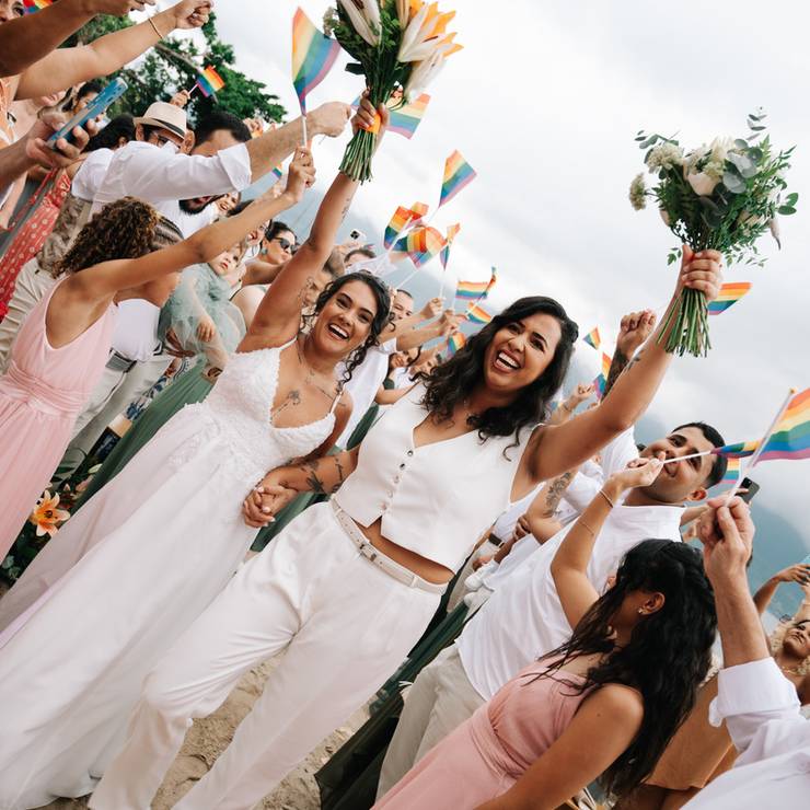 Casamento na Praia  de Casamento Homoafetivo na Praia em São Sebastião/SP