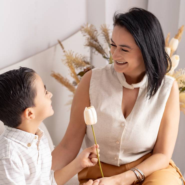 FAMILÍA  de Ensaio Mae e filho