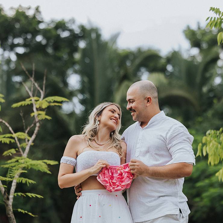 Gestante de Fabyele Rissardi e Johnatas