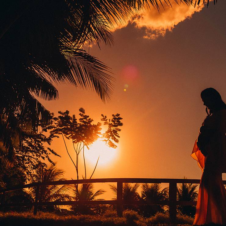 Gestante de Projeto Retrato de Amor