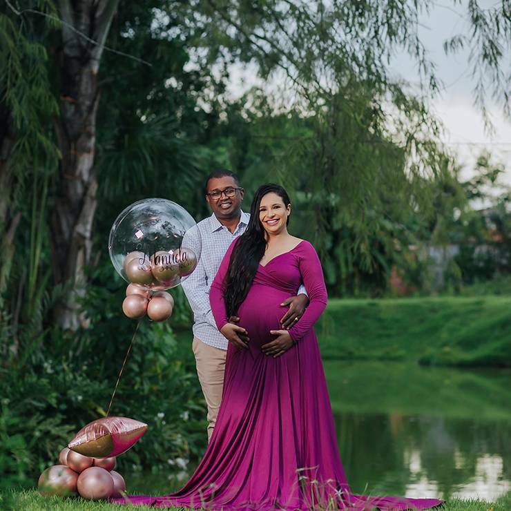 Gestante de Bruna Campelo e Nivaldo