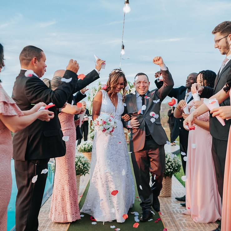 Casamento de Marlon James e Tatiane
