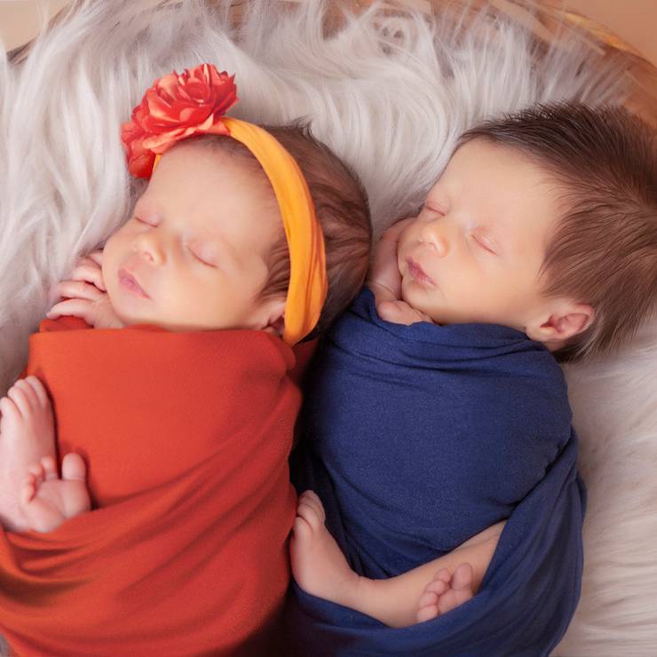 Newborn de Lucas e Lavynia