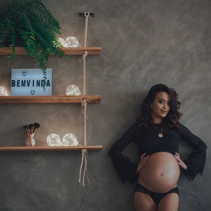 Gestante de Larissa e Higor