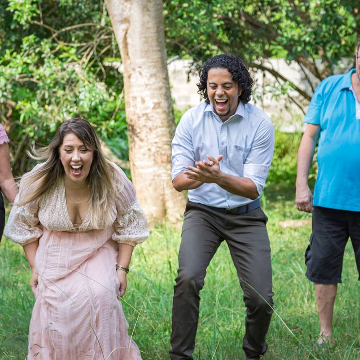 Esperas e Chegadas de Chá Revelação -Maria e Rafael