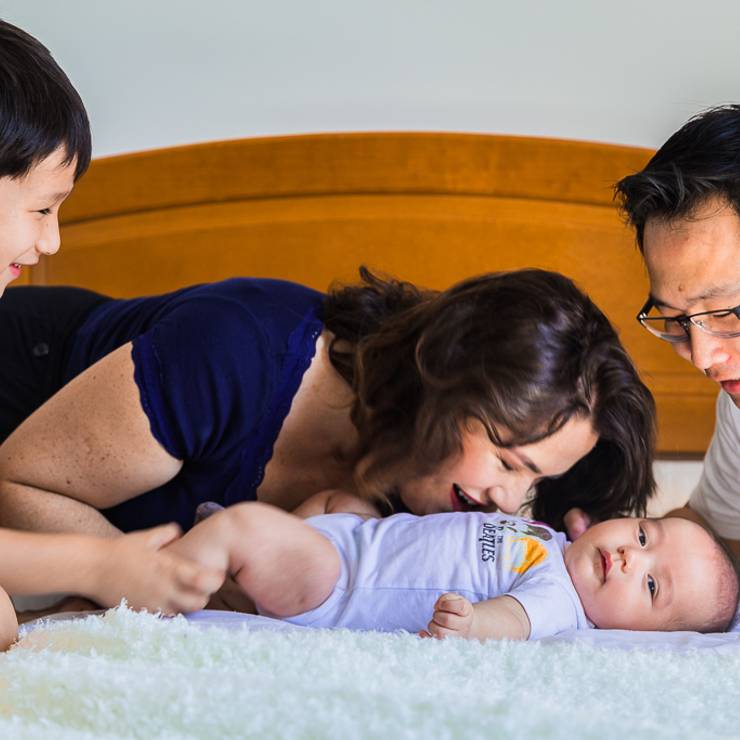 Em Família de Alexandra, Fabrício, Alex e André