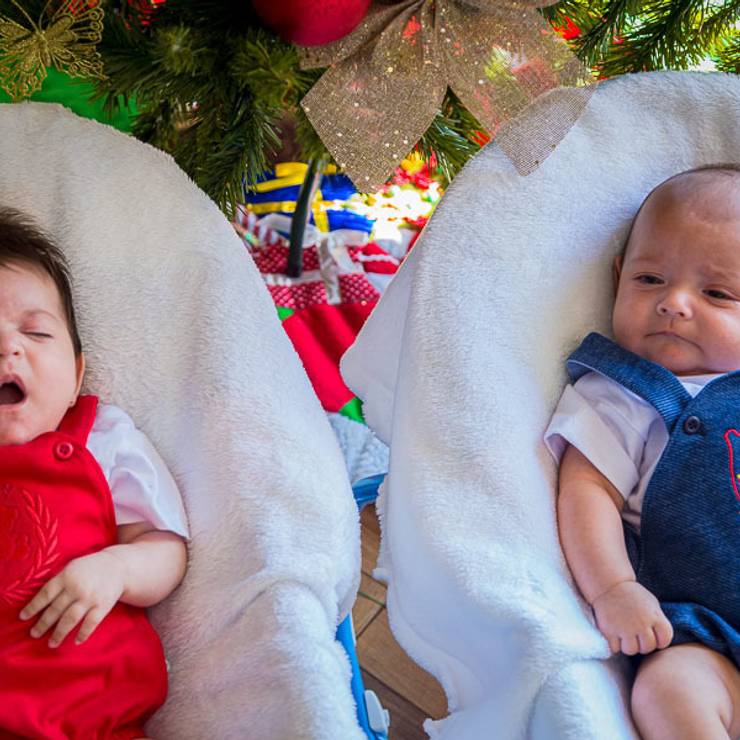 Em Família de Gabriela, Lino, Antonella, Vittório e Alvin