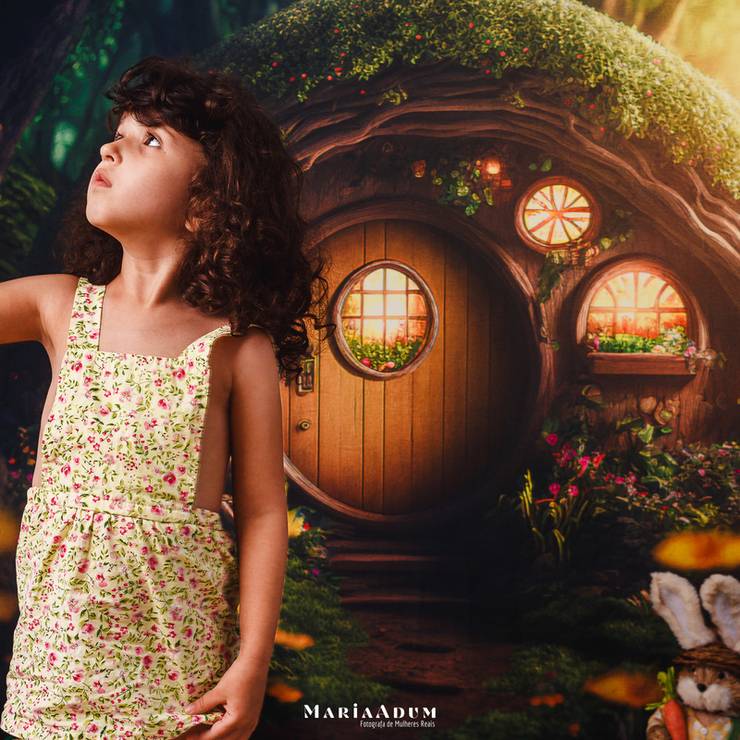 Especial Páscoa  de Julia na Toca do coelho - ensaio de páscoa de 2024