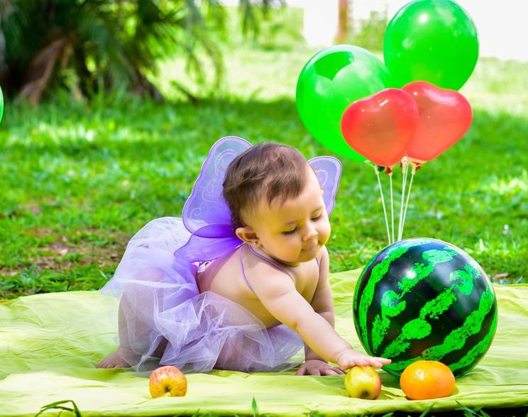 Gestante & Família de Smash the Fruit - Lara - 1 aninho